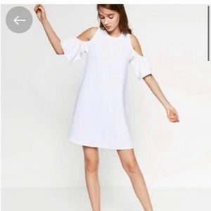 ZARA Cold Shoulder Mini Dress Size S